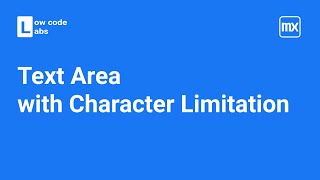 Text Area with Character Limitation [upl. by Zoi]