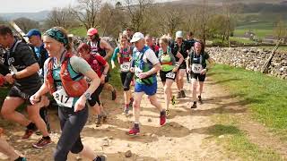 Three Peaks Fell Race 2023 April Yorkshire Dales Fast Conditions Newcomers galore SELECT HD [upl. by Melanie822]