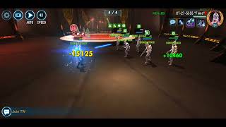 Admiral Piett SingleHandedly Dominates Last Phase DS Geo TB with Gar Saxon Lead SWGOH [upl. by Kamila]