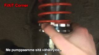 FiXiT Corner 8  How to adjust coilovers [upl. by Anairad]