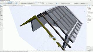 Archicad21 Tutorial Morph 2 Dachstuhl [upl. by Hadik]