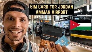 Buying a Jordan 🇯🇴 Sim Card at Amman Airport [upl. by Intyrb]