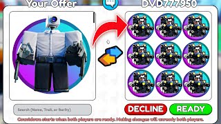 😱 TRADE NEW COSMIC for GMAN Inventory in SKIBIDI TOWER DEFENSE [upl. by Anuaf]