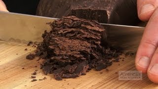 Super Quick Video Tips The Best Way to Chop Chocolate [upl. by Zoller]