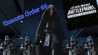 Execute Order 66  SWBF Classic Collection  501st Journal Part 2 [upl. by Plafker]