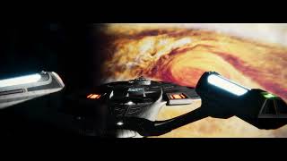 The ENTERPRISEE arrives at JUPITER  startrekpicardseason3 my VFX [upl. by Grindlay]