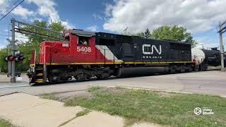 A train going from Wisconsin Rapids to Nekoosa WI [upl. by Imak513]