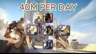 40M PER DAY  ALBION ONLINE [upl. by Retsae751]