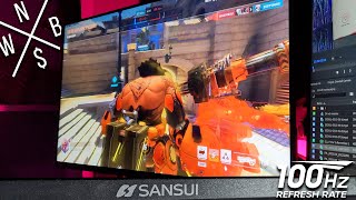 SANSUI 24quot 100hz Gaming Monitor  Unboxing amp Review [upl. by Goldberg]