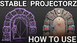 How To Use  StableProjectorz v 10 old tutorial check v15 instead [upl. by Jilleen]