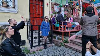 Colorful Balat Istanbul Walking Tour 2023 in 4K [upl. by Fatma10]