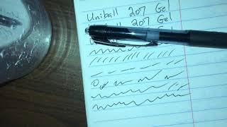 Uniball Signo 207 gel ink pen review [upl. by Alaster94]