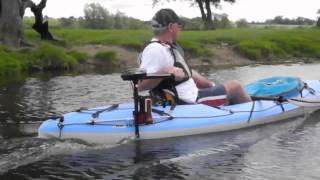 Bic Bilbao amp Bic Tobbago kayaks testing with electric motor [upl. by Aara]