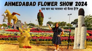 Ahmedabad Flower Show 2024  Flower Show  Riverfront Flower Park  Atal Bridge [upl. by Sairacaz]