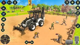 JCB Simulator Game Real Construction  3D Android Gameplay 3d [upl. by Hanforrd]