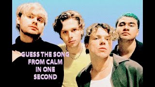 GUESS THE 5SOS SONG IN ONE SECOND  CALM VERSION [upl. by Adnor921]