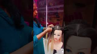 Easy frunt variation🫠how to create beautiful frunt variation viralvideo ytshorts hairstyle [upl. by Crosse]