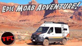 Camping In This Storyteller Overland 4x4 Van Is the Most Fun I Ever Had in Moab [upl. by Chloras]