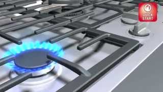 Miele Gas Hobs  QuickStart Gas Stop amp Restart [upl. by Dias]