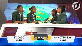 St Jago High vs Annotto Bay High  TVJ Schools Challenge Quiz 2024 [upl. by Aniratac980]