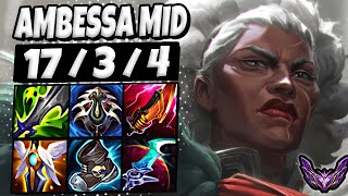 Ambessa vs Galio  MID  Lol Korea Master Patch 1423 ✅ [upl. by Areivax]