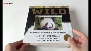 Wild Endangered Animals in Living Motion  A Photicular Book [upl. by Etrem914]