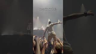 Legendary moment at Travis Scott show in Krakow [upl. by Bernette434]