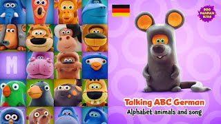 Talking ABC German Alphabet Animals and SongBoopanpankids [upl. by Venola]