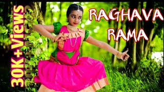 Raghava Rama Sri Raghu Rama Song  Bharathanatyam  Dance Cover By S Keerthika [upl. by Desberg825]