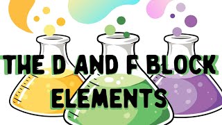 d amp f Block elements Part 1  Chapter 4 Class 11 Chemistry  studyStudio×Studying [upl. by Ecidnac]