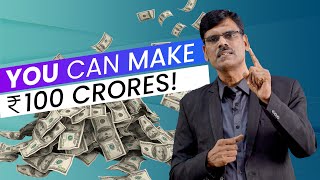 REALISTIC Way To Make ₹100 Crores in Stock Market Low Risk [upl. by Dyann]