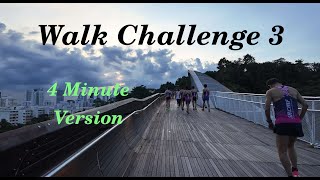 Walk Challenge 3 4 minutes version  Walking the Southern Ridges 10Km in 2HoursWalks4K [upl. by Collimore]