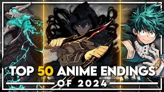 My Top 50 Anime Endings of 2024 [upl. by Liv618]