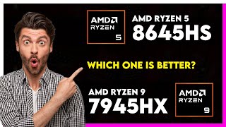 AMD Ryzen 5 8645HS vs AMD Ryzen 9 7945HX Comparison [upl. by Warren897]