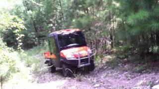 Kubota Rtv 1100 steep grade [upl. by Elleda]