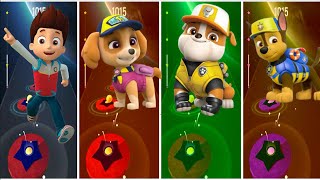 PAW Patrol Ryder Skye Rubble Chase in Chipichipichapachapa  Tiles hop  Episode 311 [upl. by Calli977]