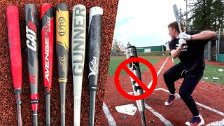 Whats the best 2piece hybrid bat BESIDES THE GOODS BBCOR Baseball Bat Review Part 1 [upl. by Joela]