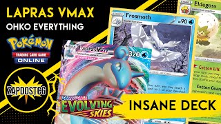 Lapras VMAX Deck Got INSANE With Eldegoss WINS Everything Pokemon TCG [upl. by Atirhs]