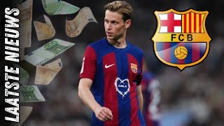 NIEUW DRAMA FRENKIE DE JONG EN BARCELONA [upl. by Itsirc988]