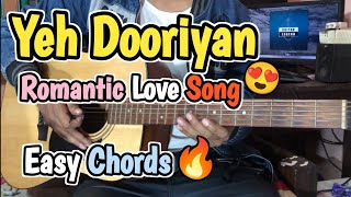 Yeh Dooriyan  Guitar Chords Lesson  Romantic Bollywood Song  Cover  Hindi  Mohit Chauhan love [upl. by Giguere]