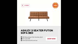 Ashley 3 Seater Futon Sofa Bed [upl. by Votaw]