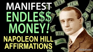 The SECRET To Manifest MONEY Napoleon Hill Affirmations  Wealth While You Sleep Meditation [upl. by Vareck]