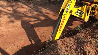 jcb 3dx digging foundation [upl. by Nekal256]