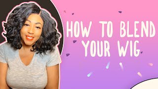 How to make a synthetic curly wig look natural  Synthetic wig look natural no lace  Ebonyline [upl. by Niai]