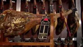 How to carve an authentic acorn fed Iberian Ham  or Jamón Ibérico [upl. by Florence]