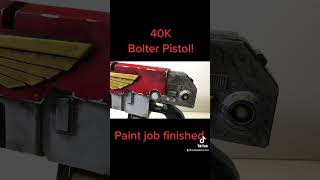 Painting 40K Bolter Pistol Video coming soon [upl. by Anh339]