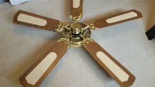 Winnower Granada ceiling fan floor test no light kit [upl. by Ted972]