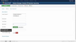 DP Upcoming Event Module Setup [upl. by Pail]