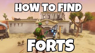 HOW TO EXPLORE FORTS IN FORTNITE SAVE THE WORLD [upl. by Ahsaele]