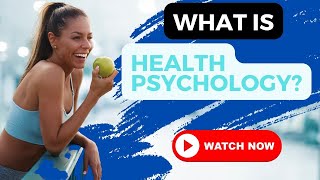 What is Health Psychology How to become a Health Psychologist [upl. by Laetitia476]